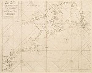 Bild des Verkufers fr A Chart of the Coast of Newfoundland, New Scotland, New England, New York, New Jersey with Virginia and Maryland. zum Verkauf von Peter Harrington.  ABA/ ILAB.