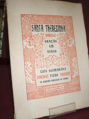 Bild des Verkufers fr SANTA TEREZINHA ORACAO EM VERSO GUIMARAES FILHO LUIS 1930 zum Verkauf von LIBRERIA ANTICUARIA SANZ