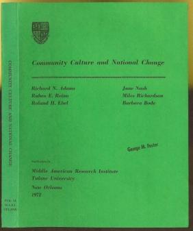 Immagine del venditore per Community Culture and National Change venduto da The Book Collector, Inc. ABAA, ILAB