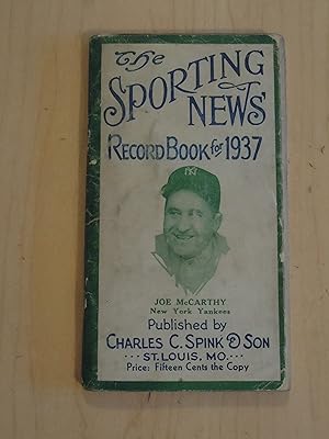 Seller image for The Sporting News Record Book for 1937 for sale by Bradley Ross Books
