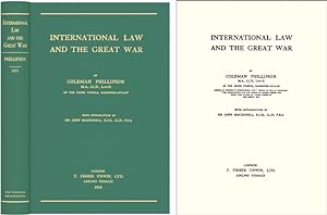 Bild des Verkufers fr International Law and the Great War zum Verkauf von The Lawbook Exchange, Ltd., ABAA  ILAB