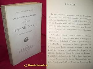 Bild des Verkufers fr Les sources allemandes de l'histoire de Jeanne d'Arc zum Verkauf von Okmhistoire