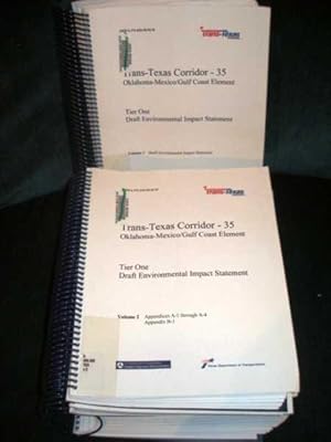 Tier One Draft Environmental Impact Statement - Trans-Texas Corridor - 35 - Oklahoma-Mexico//Gulf...