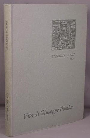 Seller image for Vita di Giuseppe Pomba da Torino: Libraio, tipografo, editore. for sale by Bucks County Bookshop IOBA