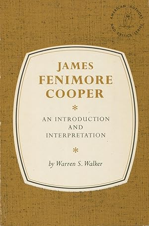Seller image for James Fenimore Cooper: An Introduction And Interpretation for sale by Kenneth A. Himber