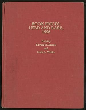 Seller image for Book Prices: Used and Rare, 1996 for sale by Between the Covers-Rare Books, Inc. ABAA