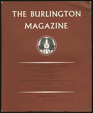 Bild des Verkufers fr The Burlington Magazine Volume CX Number 781 April 1968 zum Verkauf von Between the Covers-Rare Books, Inc. ABAA