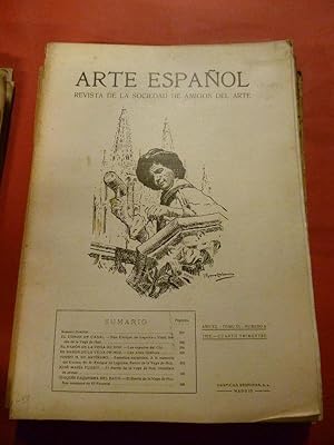 Immagine del venditore per Arte espaol. Revista de la Sociedad de Amigos del Arte. Ao XII. Tomo VI. Nmero 8. 1923. Cuarto Trimestre. venduto da Carmichael Alonso Libros