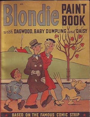 BLONDIE PAINT BOOK with Dagwood, Baby Dumpling and Daisy