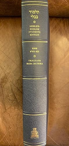 Seller image for Baba Bathra I and II The Soncino Hebrew-English Babylonian Talmud for sale by Three Geese in Flight Celtic Books