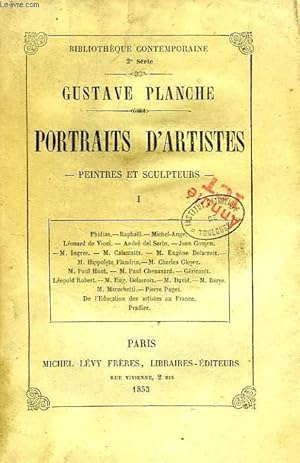 Immagine del venditore per PORTRAITS D'ARTISTES, PEINTRES ET SCULPTEURS, 2 TOMES venduto da Le-Livre