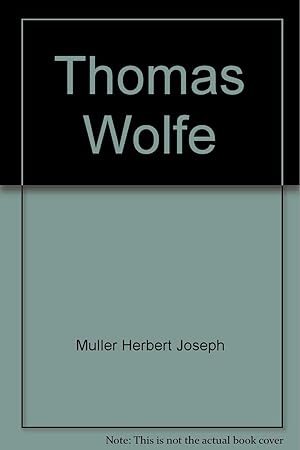 Seller image for Thomas Wolfe for sale by Kenneth A. Himber
