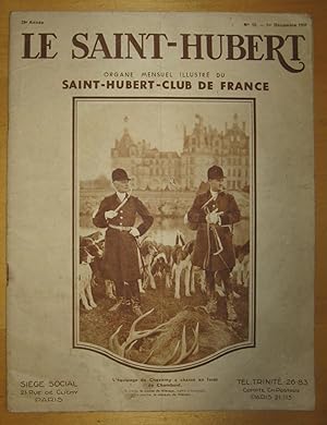 Seller image for CHASSE : Le Saint-Hubert, organe mensuel illustr du Saint-Hubert-club de France, numro 12, 29me anne for sale by LES TEMPS MODERNES