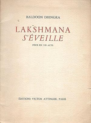Image du vendeur pour Lakshmana s'veille mis en vente par LES TEMPS MODERNES