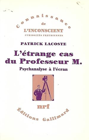 Seller image for L'trange cas du professeur M., psychanalyse  l'cran for sale by LES TEMPS MODERNES