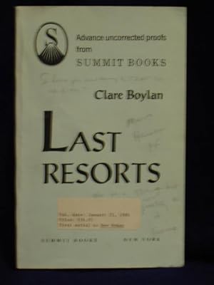 Seller image for Last Resorts. ADVANCE UNCORRECTED PROOF for sale by Gil's Book Loft