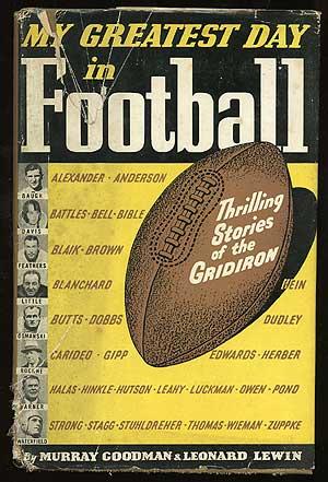 Bild des Verkufers fr My Greatest Day in Football zum Verkauf von Between the Covers-Rare Books, Inc. ABAA