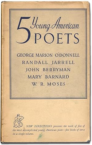 Bild des Verkufers fr Five Young American Poets [cover title 5 Young American Poets] zum Verkauf von Between the Covers-Rare Books, Inc. ABAA