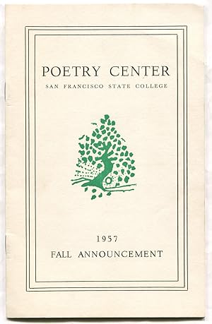 Imagen del vendedor de San Francisco State College Poetry Center Fall Program a la venta por Between the Covers-Rare Books, Inc. ABAA