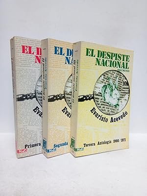 Bild des Verkufers fr El despiste nacional: Primera Antologa 1952-1958. Segunda Antologa 1959-1965. Tercera Antologa 1966-1971 zum Verkauf von Librera Miguel Miranda