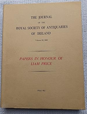 Bild des Verkufers fr The Journal of the Royal Society of Antiquaries of Ireland Vol. 95, 1965 - Papers in Honour of Liam Price zum Verkauf von Glenbower Books