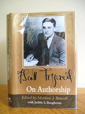 Imagen del vendedor de F. Scott Fitzgerald on Authorship a la venta por Global Village Books
