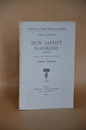 Imagen del vendedor de Don Japhet d'Armnie, Comdie a la venta por Librairie Raimbeau