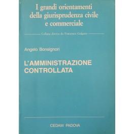 Imagen del vendedor de L'amministrazione controllata a la venta por Libreria Antiquaria Giulio Cesare di Daniele Corradi