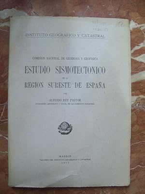 Imagen del vendedor de ESTUDIO SISMOTECTNICO DE LA REGIN SURESTE DE ESPAA a la venta por Itziar Arranz Libros & Dribaslibros