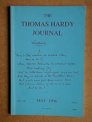 Seller image for The Thomas Hardy Journal. Volume XII. Number 2. May 1996. for sale by N. G. Lawrie Books