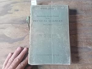 Imagen del vendedor de Introductory General Course in the Physical Sciences. a la venta por Librera "Franz Kafka" Mxico.