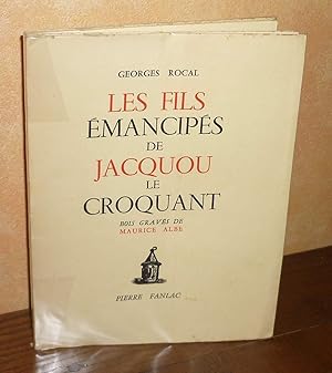 Imagen del vendedor de Les fils mancips de Jacquou le croquant, bois gravs de Maurice Albe, Prigueux, Fanlac, 1966. a la venta por Mesnard - Comptoir du Livre Ancien