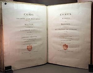 Como, dramma con maschere . Comus, masque.