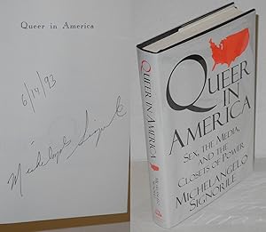 Imagen del vendedor de Queer in America: sex, the media, and the closets of power [signed] a la venta por Bolerium Books Inc.