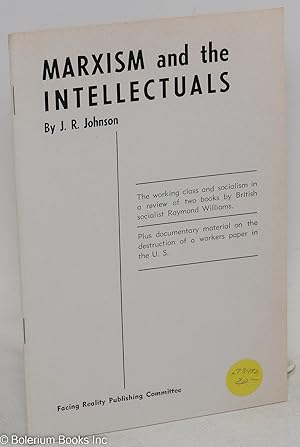 Seller image for Marxism and the Intellectuals for sale by Bolerium Books Inc.