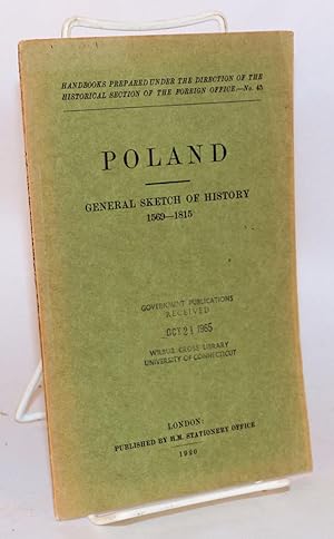 Poland: general sketch of history 1569 - 1815