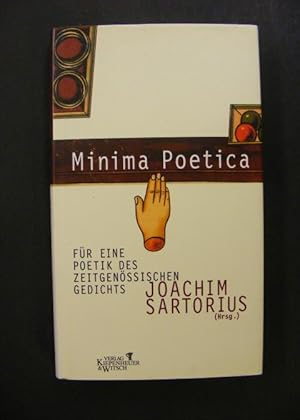 Imagen del vendedor de Minima Poetica - Fr eine Poetik des zeitgenssischen Gedichts a la venta por Antiquariat Strter