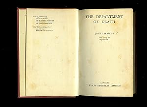 Seller image for The Department of Death [26th Story of Department Z] for sale by Little Stour Books PBFA Member