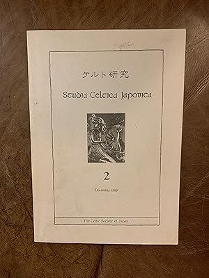 Seller image for Studia Celtica Japonica New Series, No. 2 December 1989 for sale by Three Geese in Flight Celtic Books