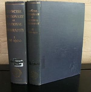 The Dictionary of National Biography - The Concise Dictionary. Complete in 2 Volumes. Part 1 From...