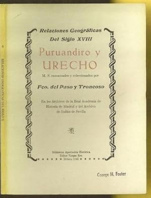 Imagen del vendedor de Relaciones Geograficos Del Siglo XVII: Puruandiro y Urecho a la venta por The Book Collector, Inc. ABAA, ILAB