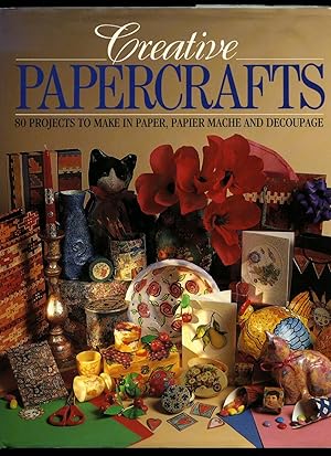 Bild des Verkufers fr Creative Papercrafts: 80 Projects to Make in Paper, Papier Mache and Decoupage zum Verkauf von Little Stour Books PBFA Member