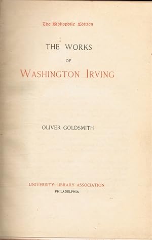 Imagen del vendedor de The Works of Washington Irving a la venta por Bookshop Baltimore