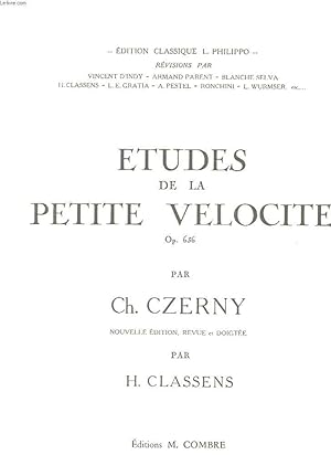 Imagen del vendedor de ETUDES DE LA PETITE VELOCITE OP.636 a la venta por Le-Livre