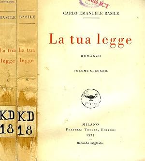 Seller image for LA TUA LEGGE, 2 VOLUMI for sale by Le-Livre