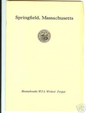 Image du vendeur pour 1941 1st Edition WPA Guide Springfield, MA mis en vente par Das Bookman