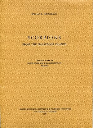Seller image for Scorpions from the Galapagos Islands for sale by Sylvain Par