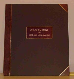 Chickamauga Atlas Sept 19th and 20th 1863.