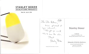 Stanley Boxer. Sculpture Project (SIGNED by Stanley Boxer)