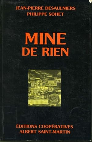 Image du vendeur pour Mine de rien Collection Communication mis en vente par Librairie Le Nord